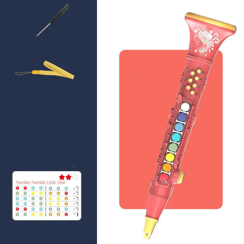 Hhomeenjoy Interactive Musical Instruments for Young Explorers: Saxophone, Trumpet, and Clarinet Toys for Early Education