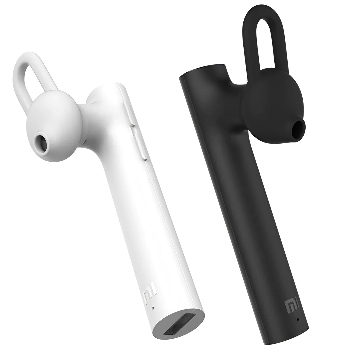 Compact wireless Bluetooth headset in black or white with Bluetooth 4.1 technology