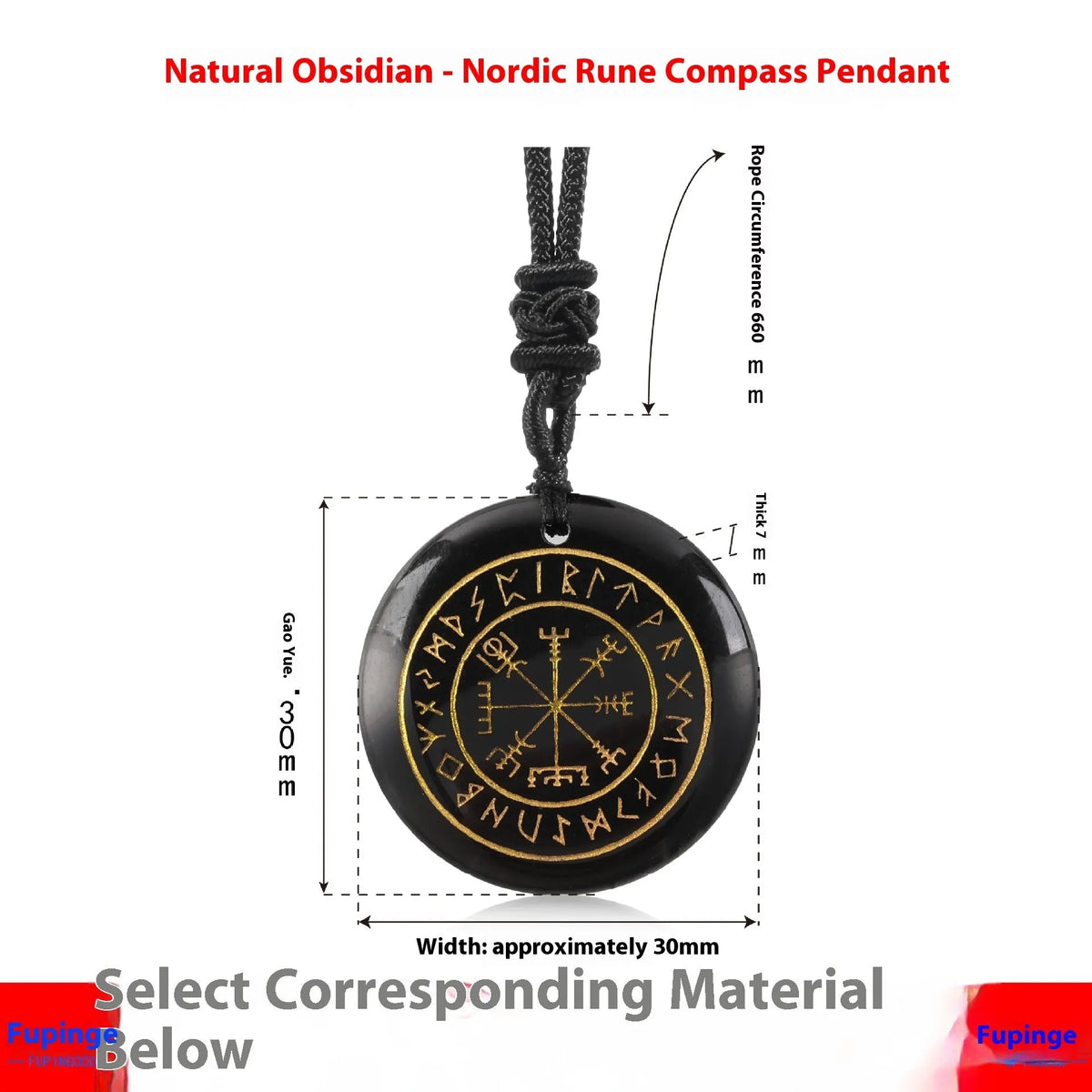 Carved compass pendant in natural amethyst crystal, geometric shape, approximately 30 x 6mm, Nordic Luen design
