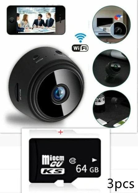 A9 Magnetic Suction Security Camera with 1080P HD and infrared night vision