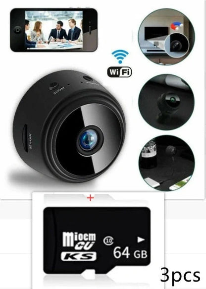 A9 Magnetic Suction Security Camera with 1080P HD and infrared night vision