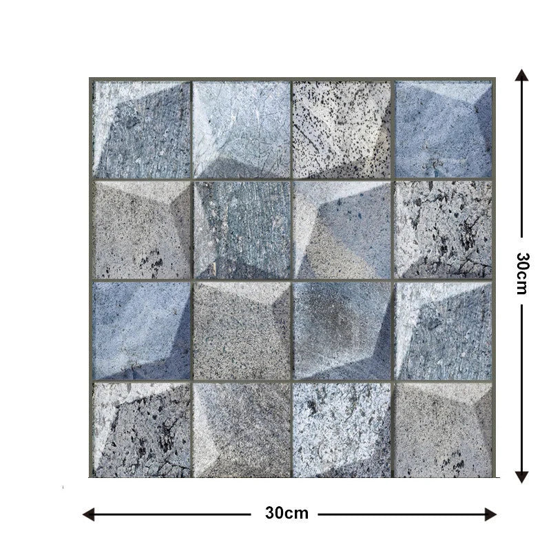 Brick wallpaper self-adhesive sticker for kitchen and bathroom walls, moisture-proof and oil-proof