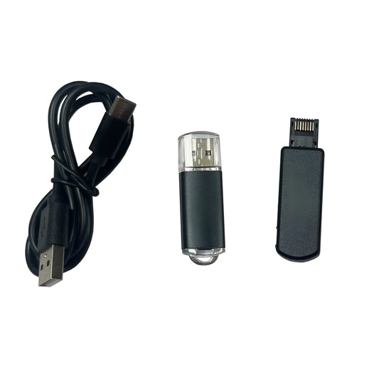 Black aluminium alloy PS5 USB host tool with Ethernet port for system version switching