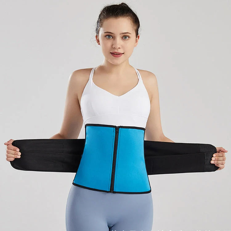Women's adjustable waist trainer shapewear in multiple colors for slimming and workouts