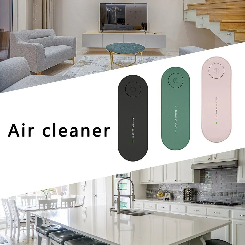 Powerful negative ion air purifier with compact design, suitable for whole-home air purification