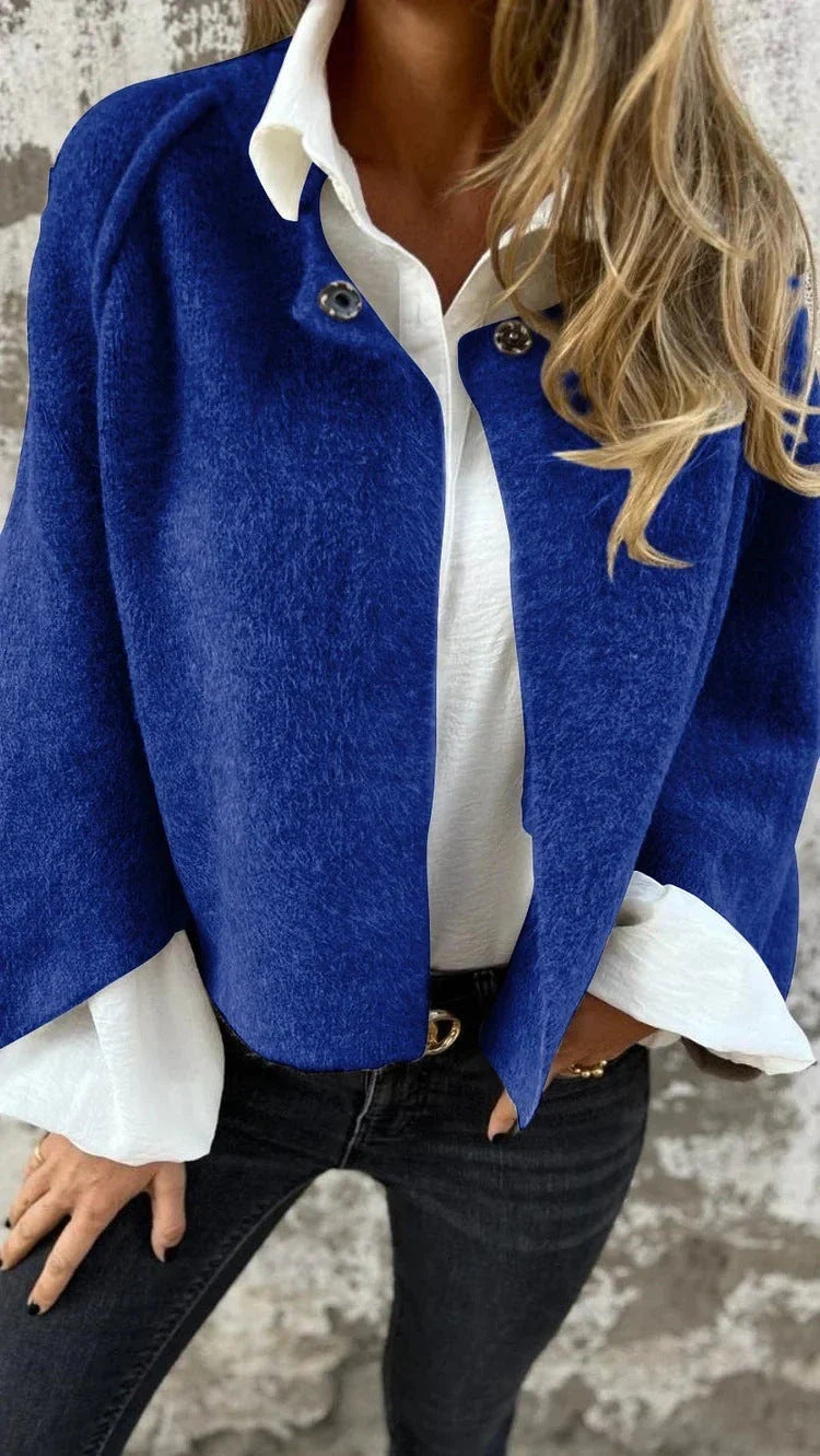 Women's cozy batwing sleeve cardigan in various colors and sizes