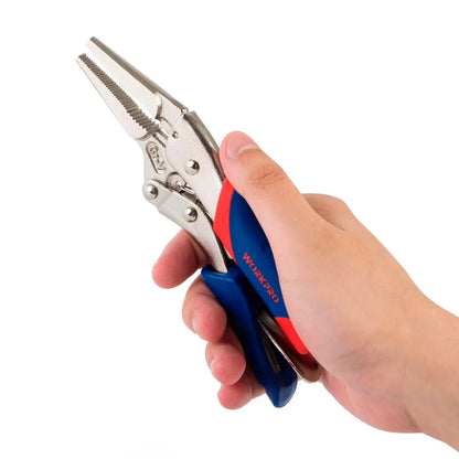 Curved pliers 7-inch chrome vanadium alloy steel, 180mm total length, 51mm maximum opening, model W031094