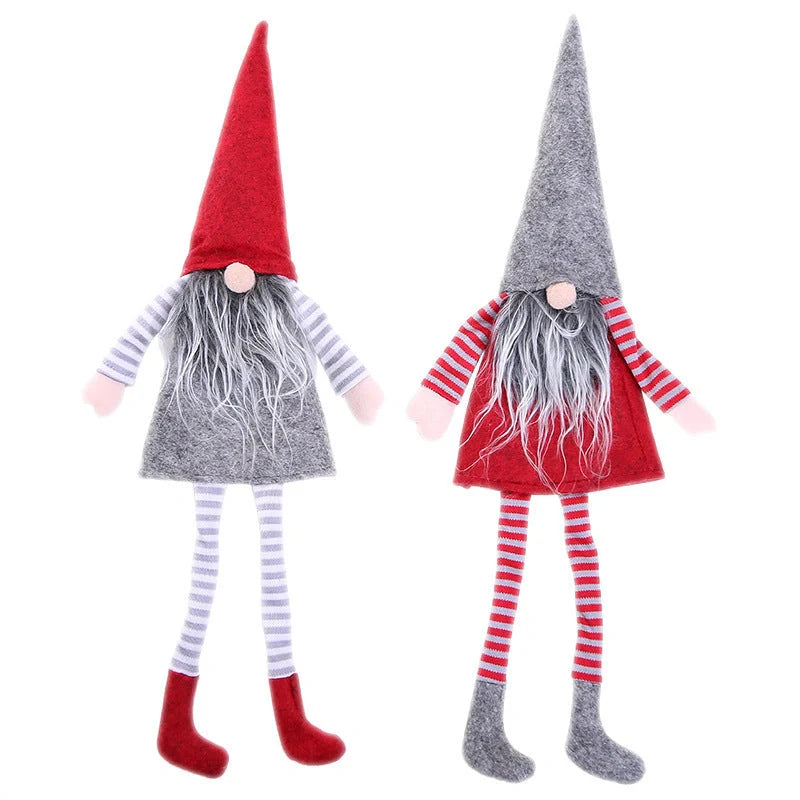 Festive Christmas wine bottle socks in vibrant colors, perfect for holiday decor