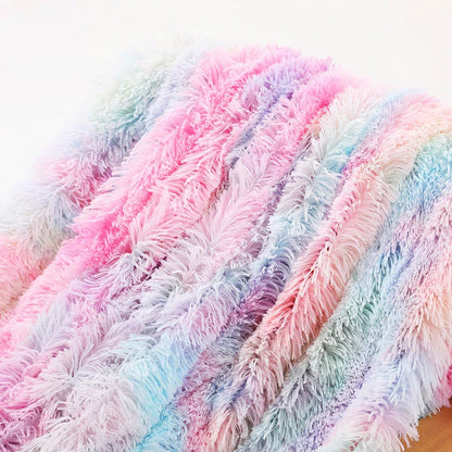 Soft, plush sherpa throw blanket in a variety of colors and sizes, perfect for cozy relaxation on the sofa or bed
