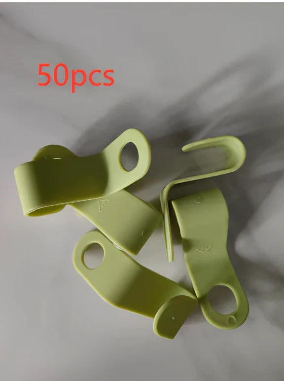 Plastic closet stack hanger rack with 6cm connectors for vertical wardrobe organisation