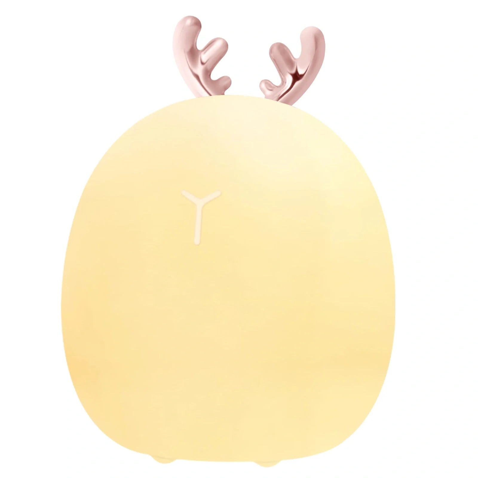 Adjustable silicone baby night light with touch control in deer and rabbit designs