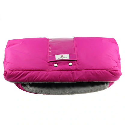 Baby stroller warm gloves with cell phone pocket in various colors