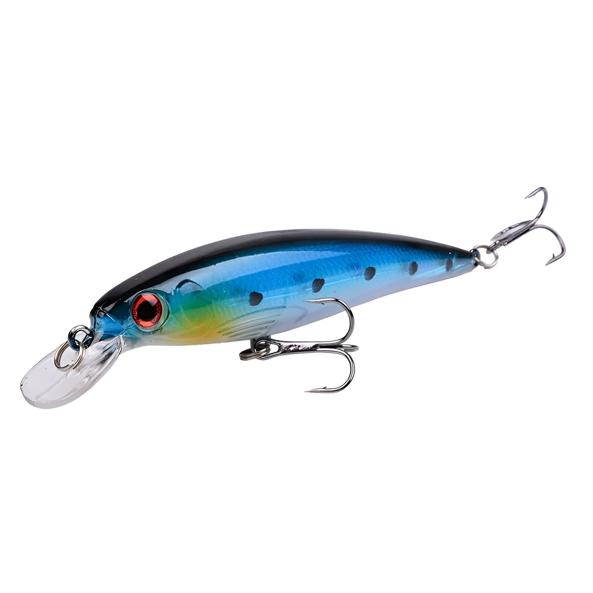 Classic lure bait 13.8g ABS plastic fishing lure with No. 6 hook, 11cm, slow sinking, 10 colours