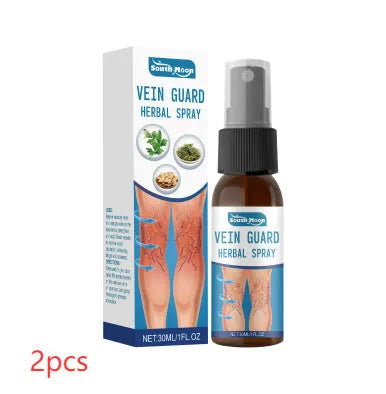 30ml bottle of Herbal Body Care Spray with spray nozzle, listing ingredients Menthol and Gardenia Fruit.