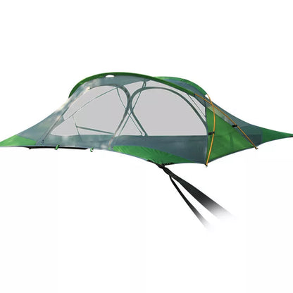 Waterproof hanging tree tent with mosquito net and aluminum poles for camping