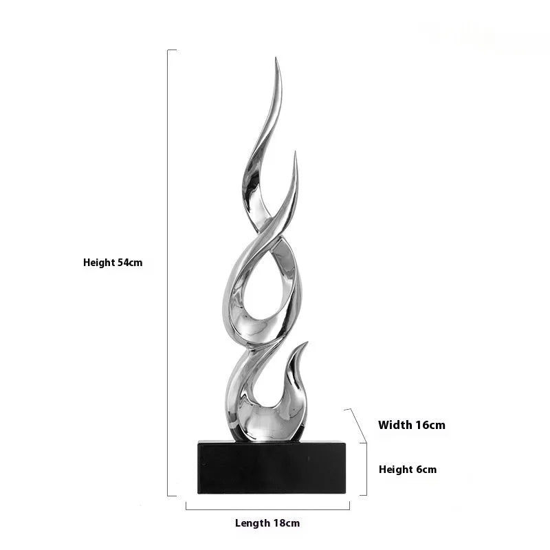 Festival high-rise decoration crafts in resin with custom colour options and modern minimalist design