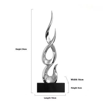 Festival high-rise decoration crafts in resin with custom colour options and modern minimalist design