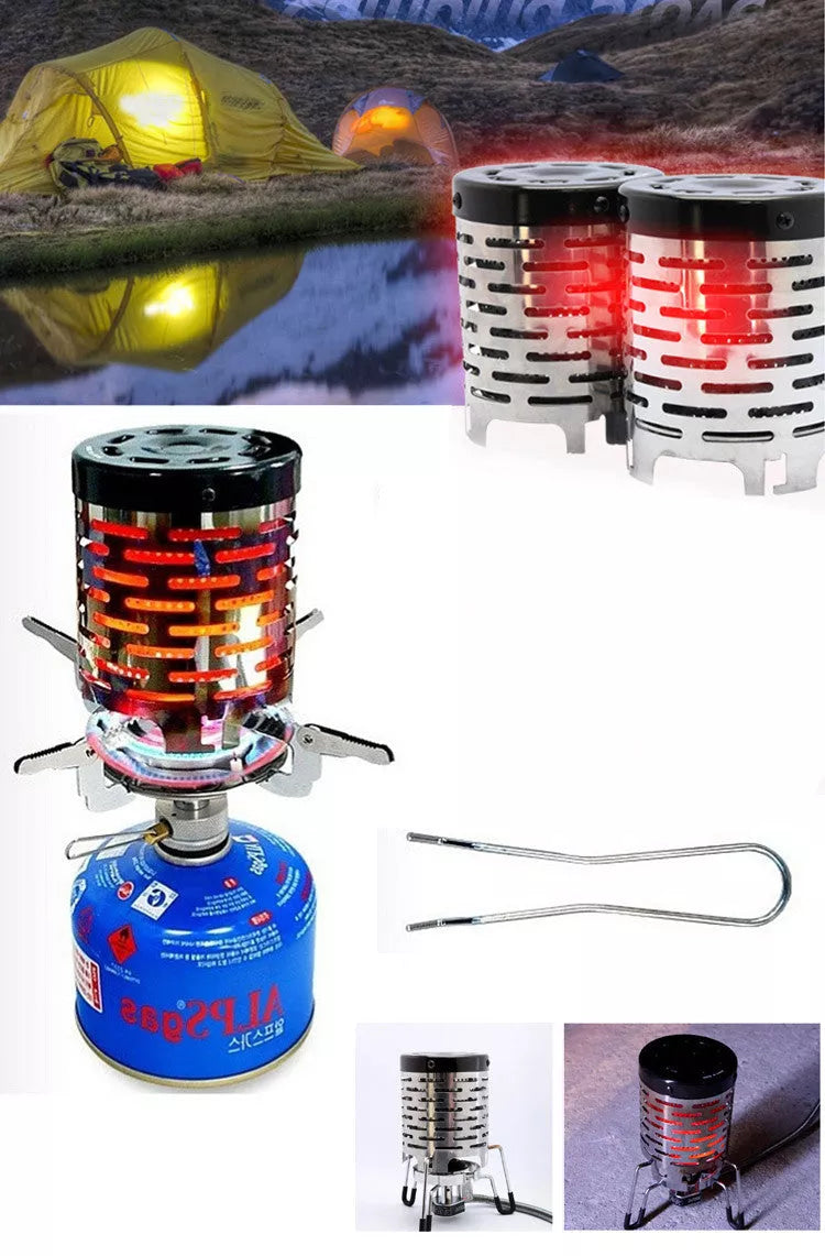 Stainless steel heating cover for tents, portable and durable for outdoor camping