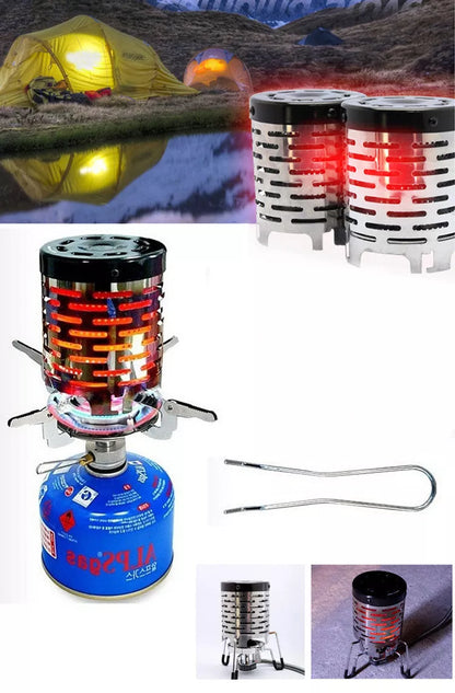 Stainless steel heating cover for tents, portable and durable for outdoor camping