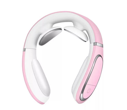 Electric Smart Shoulder Massager in white, pink, or red with remote control