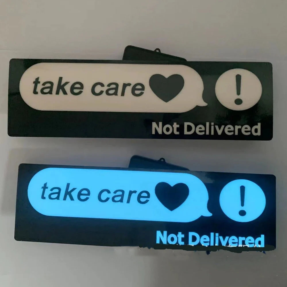 27cm × 4cm luminous car sticker with 0.35mm thickness and 8000-hour lifespan