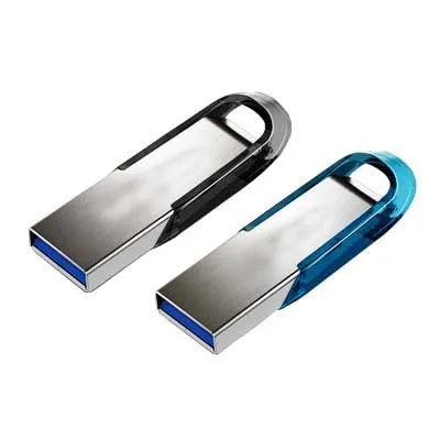 Black rotating cap USB flash drive for vehicles with waterproof shockproof design