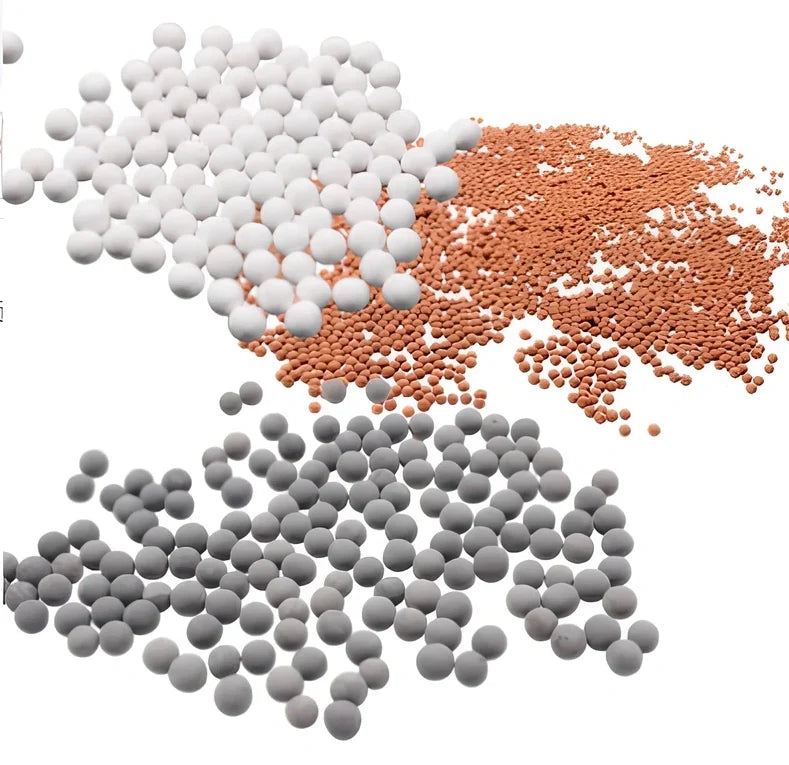 Pressurised shower head with stainless steel panel showing three water mode settings and removable nozzles