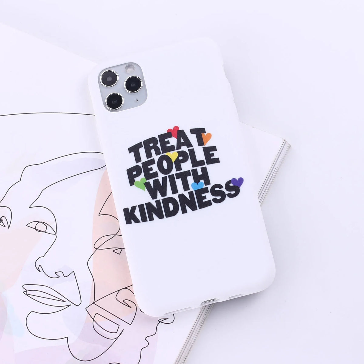 Printed TPU phone case with colourful design for iPhone and Samsung devices