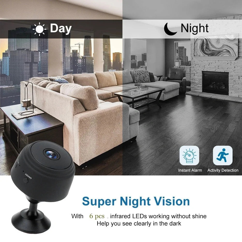 A9 Magnetic Suction Security Camera with 1080P HD and infrared night vision