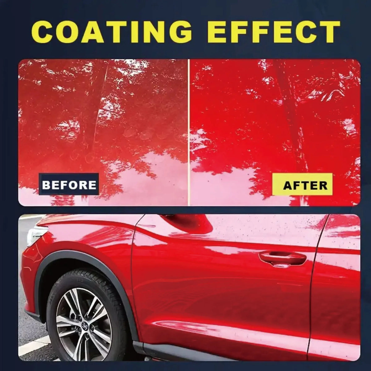 AosiDING 3N1 ceramic coating car paint agent 100ml bottle with coating solution