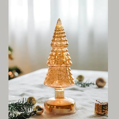 Cloth Christmas decoration models including battery-powered old man and tree for table and window use, 10-20cm height