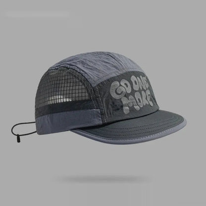 Gradient quick-drying mesh baseball cap with dome crown in summer colours