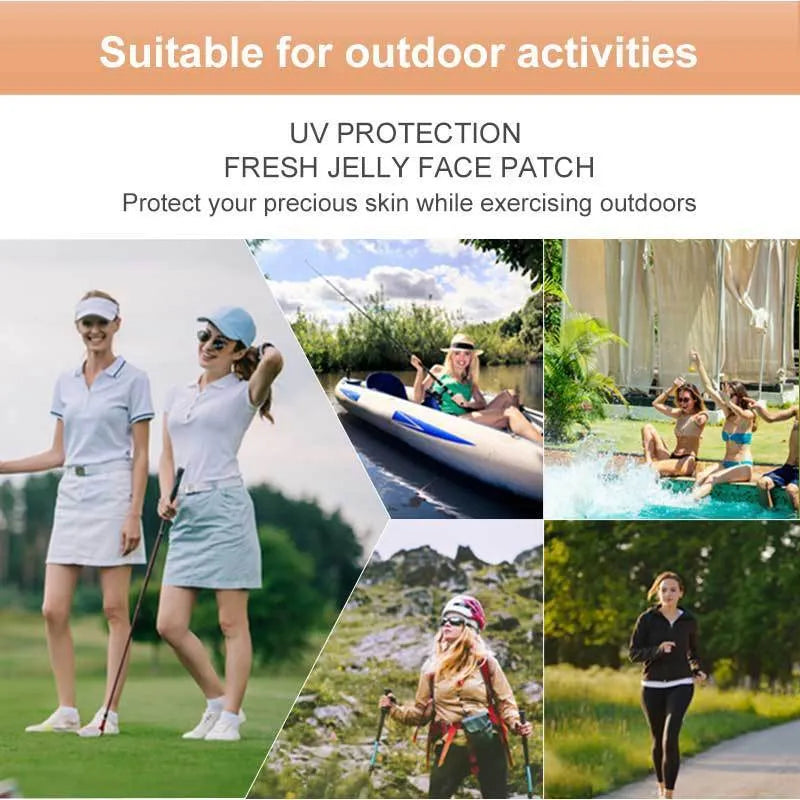 Transparent UV-proof disposable eyes mask for outdoor sports protection in 10-pair packaging