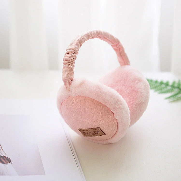 Bluetooth Earmuffs Headphones with warm plush lining for winter
