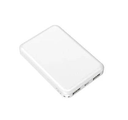 Black electric heating vest power bank with PC shell measuring 97x64x14mm