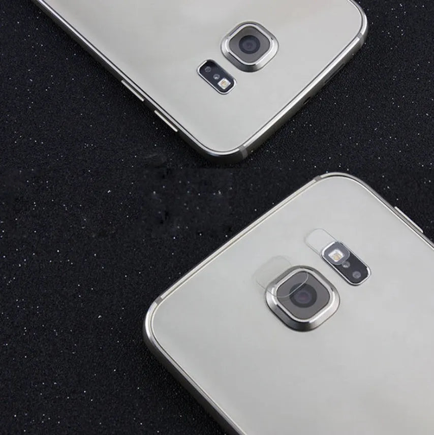 Tempered glass protective film for Samsung S7 Edge rear camera lens and flash