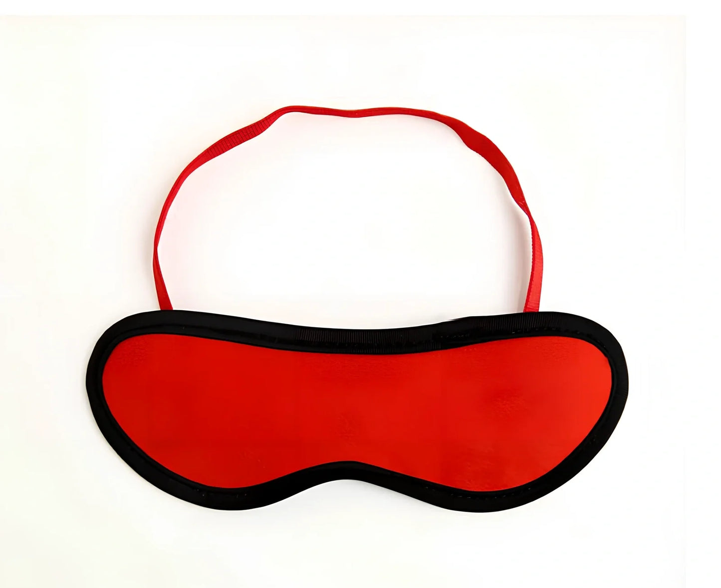 Red plush role-play set with handcuffs, shackles, collar, breast clip, whip, eye mask, mouthball, and cotton rope