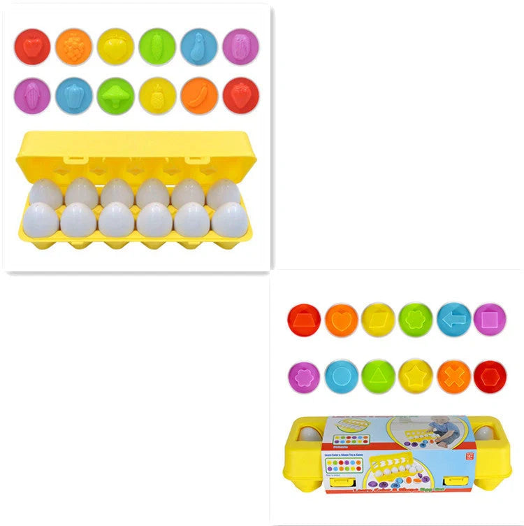 Smart Egg Toy educational shape matching game for kids, safe BPA-free plastic