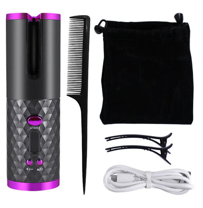 Unbound Cordless Auto Curler for salon-quality curls and waves on the go