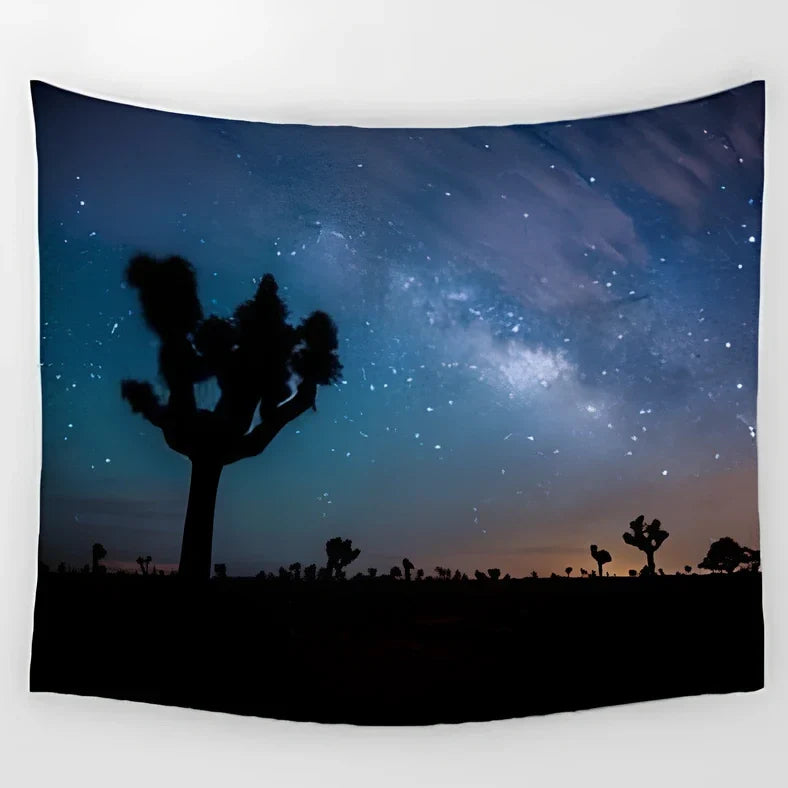 European classical geometric tapestry with plush polyester fabric in rectangular wall hanging