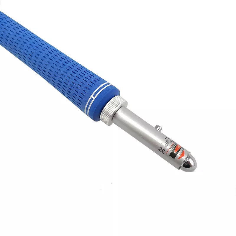 Golf Flat Laser Swing Assistant Trainer with metal body and laser feedback for swing correction