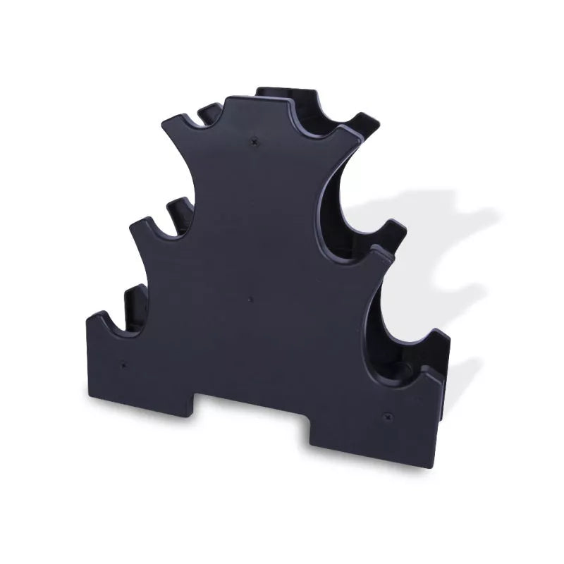 Sturdy metal dumbbell bracket for organizing up to 30-pounds of weights