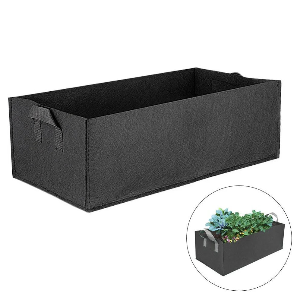 Non-woven felt plant bag in selected colour with dimensions 40x30x20cm, 50x30x20cm or 60x30x20cm for container gardening