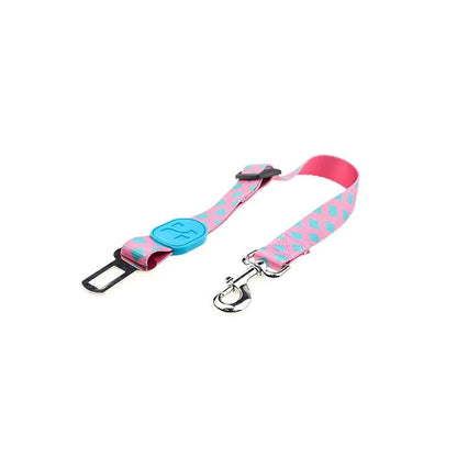 Adjustable dog car seat belt for small medium large dogs, scalable pet vehicle restraint with 11 style options