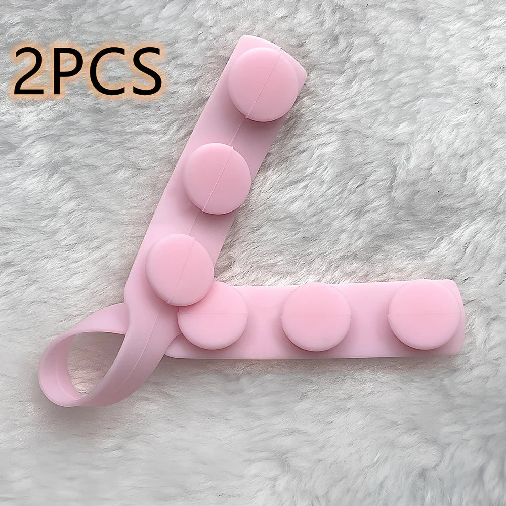 Silicone mask extension strap showing 1.5cm width and colour options including transparent