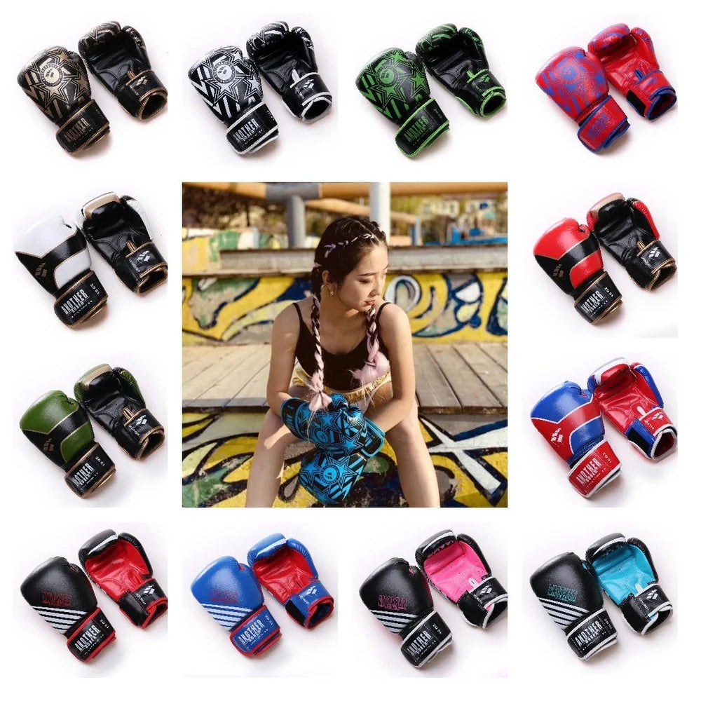 Children's 4oz boxing gloves with 4cm palm width for 3-5 year old martial arts training