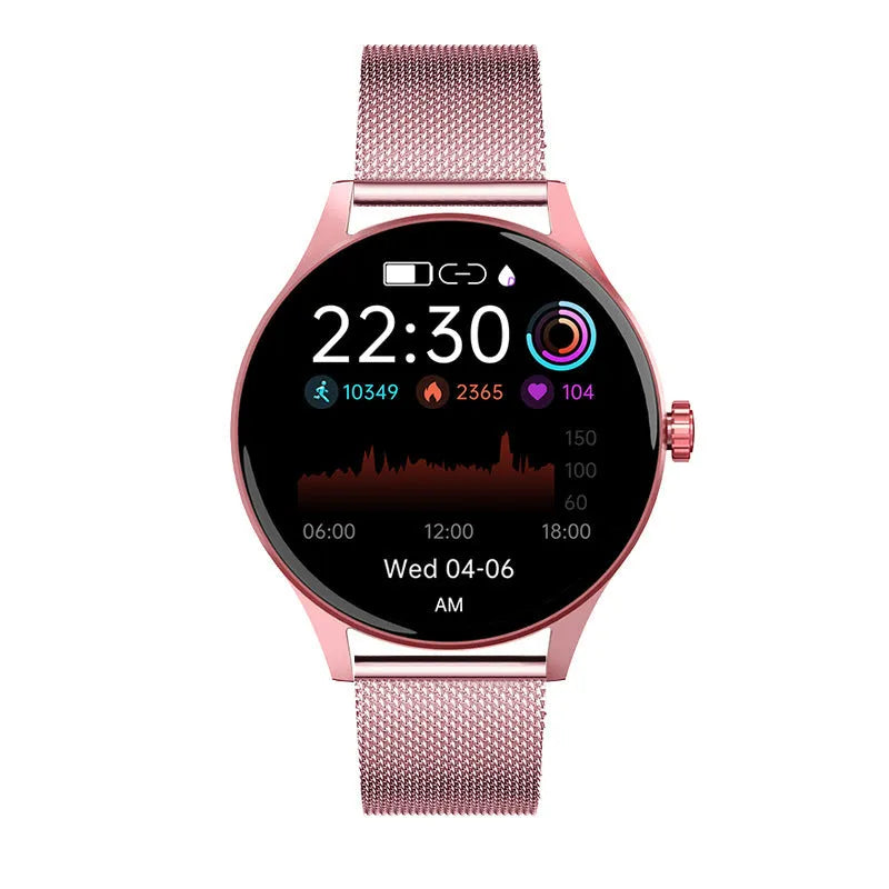 Smart watch for blood sugar monitoring with heart rate tracking on 1.43 inch AMOLED screen