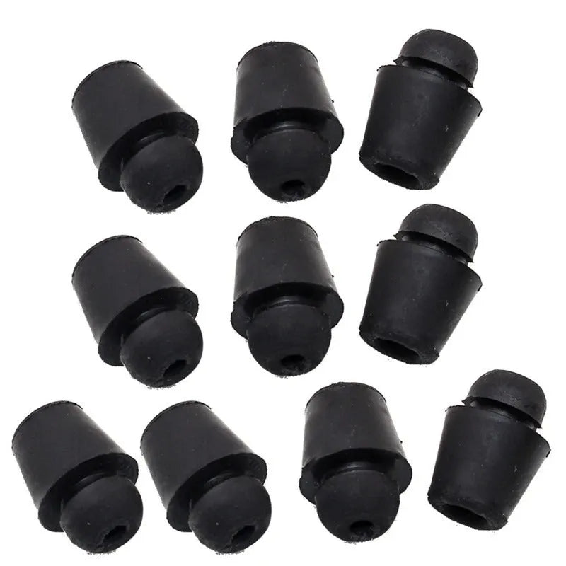 Ten X16 coloured rubber automobile buckle shock absorption clips for vehicle machine covers and trunks