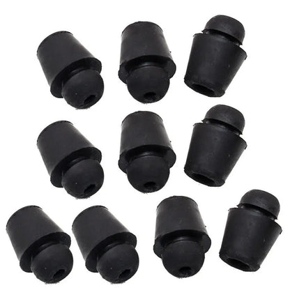 Ten X16 coloured rubber automobile buckle shock absorption clips for vehicle machine covers and trunks