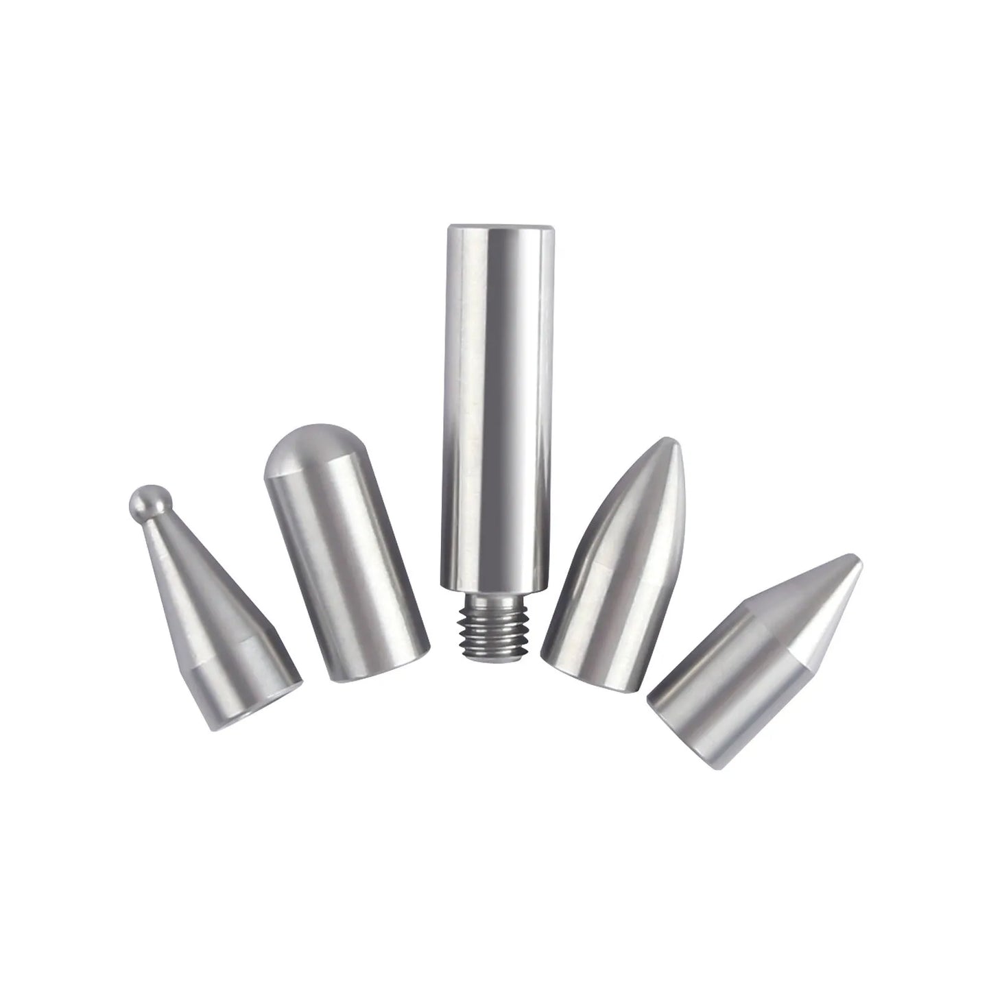 Three alloy steel dent repair crowbars with different hook sizes for automotive bodywork maintenance